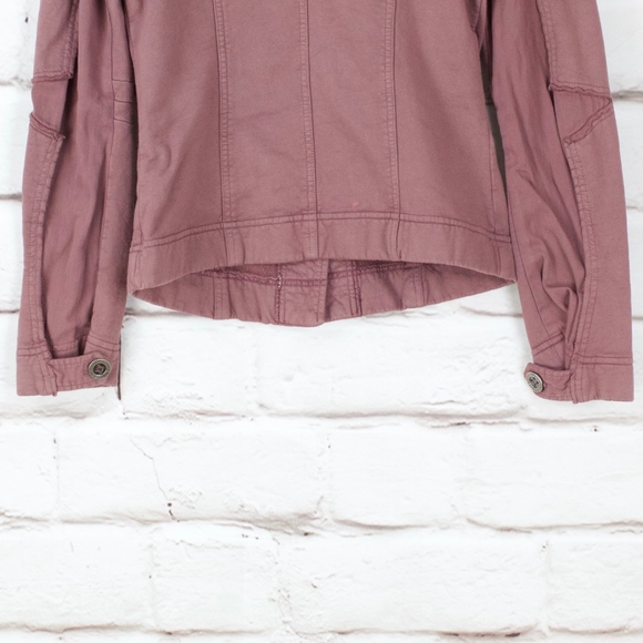 Hard Tail Yoga Fleece Sweatshirt Size ~S-M Purple - Picture 6 of 8